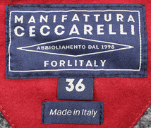 MANIFATTURA CECCARELLI マニファッツュラ チェッカレッリ 7003-WX MOUNTAIN JACKET / マウンテンジャケット 未使用品 レッド size 36_画像7