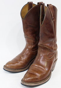 HATHORN is so-n low pa- boots size 6D / ho waitsu/ western boots /pekos