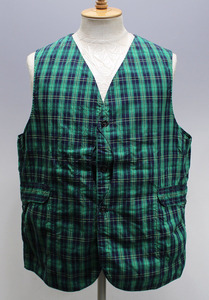 USA製 POST O'ALLS ポストオーバーオールズ ROYAL TRAVELER VEST / ロイヤルトラベラーベスト グリーン size L