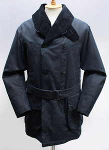 Barbour × EG (バブアー × エンジニアドガーメンツ) Mackinaw Wax / マッキーノコート MWX1593 美品 ネイビー size S / ワックスコットン