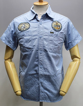 Studio D'artisan ステュディオダルチザン Lot 5561 半袖ワークシャツ “MISSOURI” サックス size M / ミズーリ_画像1