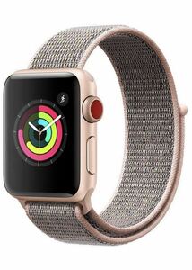 Apple Watch バンド ナイロンアップルウォッチ バンド42/44/45/49mm ピンク　通気やわらかい