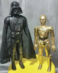  Star Wars Old kena- figure 2 set dozen Bay da-C-3PO rare 1978 year Hong Kong made vintage figure kenner DARTH VADER C-3PO