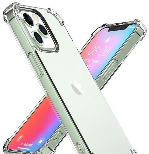 iPhone13 Pro Max クリア ラバー シリコン ショック軽減 ケース