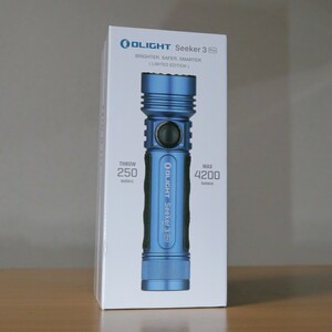【新品】OLIGHT オーライト Seeker 3 pro　レイクブルー　限定 4200lm　5000mAh 　21700充電池