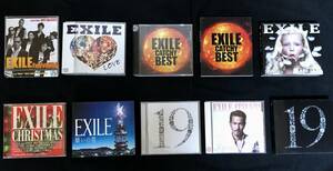 【美品】 EXILE CDコレクション 10アルバム (含む 2～3Disks/DVD多数)