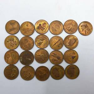 マーキュリー　ジェミニ　アポロ計画　記念コイン　21枚　メダル　アメリカ有人宇宙飛行計画　964-8