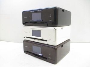 □ジャンク Canon キャノン TS8030×3 インクジェットプリンター 複合機 3台 まとめ 8582 @140 □