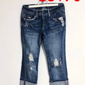 Levi‘s リーバイス ダメージデニム 28号 和柄