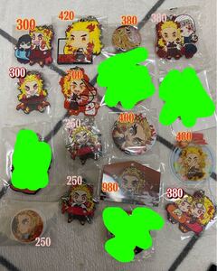 鬼滅の刃 煉獄杏寿郎 煉獄 アクリルスタンド アクリルキーホルダー ラバーストラップ