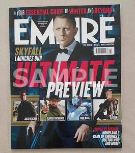 [洋雑誌]EMPIRE 007 SKYFALL スカイフォール 表紙＆特集 2012/10号 ダニエル・クレイグ ジェームズ・ボンド