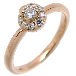 [Hanno Honten] 4 ° C Yon Sea K18pg Diamond Ring / Ring K18 Розовое золото 7,5 дамы DH67166