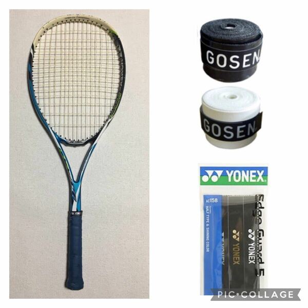 YONEX ヨネックス 軟式テニスラケット MP200 ソフトテニス グリップテープ エッジガード サービス