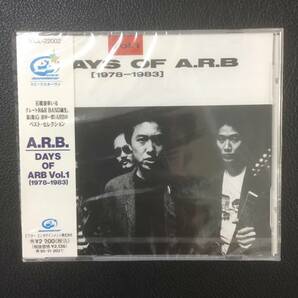 新品未開封CD☆A.R.B.　DAYS OF ARB Vol.1,.（1993/11/21） /＜VICL22002＞: