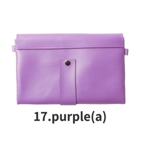 ⑤ new goods free shipping * unisex 2way clutch bag color :purple(a) purple 