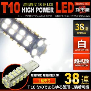 LED 孫市屋 LBS38W T10-SMD38連-白