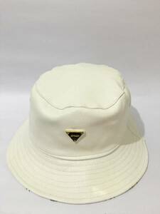 *JOY RICH reversible bucket hat white fake leather angel pattern total pattern Joy Ricci 