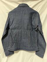 新品 DS 00s WRANGLER ラングラー 11MJZ 復刻 W9511 (W9511-89) DENIM JACKET Gジャン 38 (M-1-16)_画像2