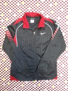 **[USED]NIKI Nike jersey outer garment black × red size L(150-160)**