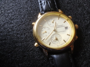 【オリエント/CHRONOGRAPH】豪華でお洒落な腕時計 中古品 全国一律送料870円