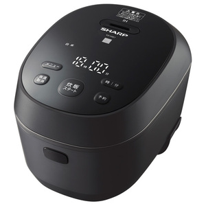 ★ 新品 ☆ シャープ SHARP IH炊飯ジャー 黒厚釜&球面炊き ◆ KS-H5E7-KK(3合炊き)★ KS-HF05Bの限定モデル ☆