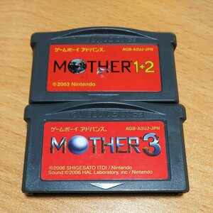 MOTHER 1+2 マザー1+2 MOTHER 3 マザー3 ソフトのみ # ゲームボーイアドバンス GBA 任天堂