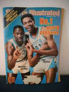 Michael Jordanが初の表紙を飾ったSports Illustrated　North Carolina大学時代　貴重