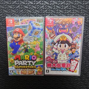 新品未開封 マリオパーティスーパースターズ 桃太郎電鉄 桃鉄 Switch