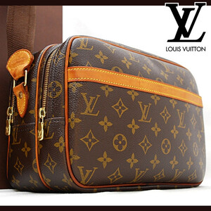 ★極美品★ ルイヴィトン Louis Vuitton モノグラム リポーターPM メンズ ショルダーバッグ 1円 M45254 定価約10万 R22010402