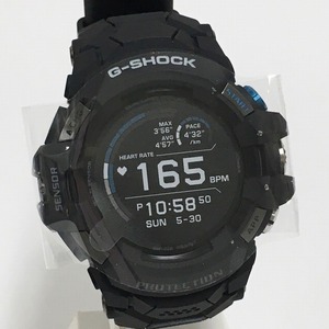 【中古】CASIO G-SHOCK 腕時計 G-SQUAD PRO GSW-H1000-1JR 充電式 GPS マルチセンサー 黒 青 デジタル 未使用 ワークアウト スポーツ 4240