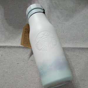 スタバ 福袋 ホリデー2020 ステンレスロゴボトル ホワイトスノー 473ml