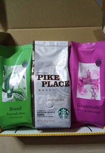 スタバ タリーズ 福袋 コーヒー粉 3袋セット