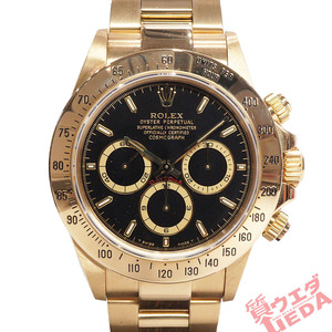 【栄】ロレックス コスモグラフ デイトナ 16528 ブラック オールトリチウム W番 箱保 腕時計