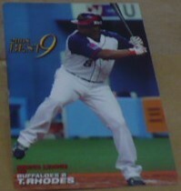 2009カルビープロ野球チップスカード第1弾B(EST9)19ローズ(オリックスバファローズ)2008　読売ジャイアンツ巨人　ベースボールトレカ