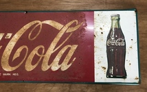■送料無料■ コカコーラ CocaCola ブリキ 看板 壁掛 オブジェ レトロ インテリア 金属製 /くGOら/BA_画像6