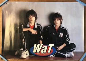 ■送料無料■ WaT ワット 音楽ユニット 男性2人組 ウエンツ瑛士 小池徹平 ポスター 印刷物 レトロ アンティーク/くKAら/KK-764