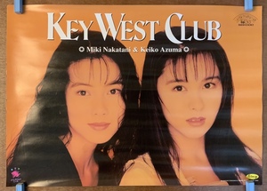 ■送料無料■ KEY WEST CLUB キーウェストクラブ アイドルユニット 中谷美紀 東恵子 桜っ子クラブ ポスター 印刷物 レトロ /くKAら/KK-1932