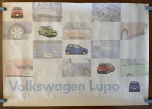 ■送料無料■ Volkswagen Lupo フォルクスワーゲン・ルポ ドイツ 自動車 乗用車 クルマ ポスター 印刷物 アンティーク/くKAら/KK-2455