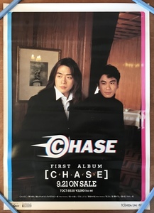 ■送料無料■ CHASE チェイス 歌手 音楽ユニット 千綿偉功 西山修一郎 アルバム CHASE ポスター 印刷物 アンティーク /くKAら/KK-730