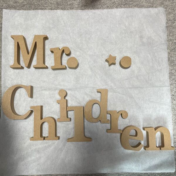アルファベット置物オブジェ Mr.Children