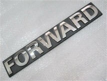 ★希少 いすゞ イスズ フォワード FORWARD ELF エルフ ISUZU ドア サイドエンブレム 1点 旧車 中古2_画像2