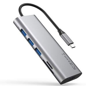 USB C ハブ 変換アダプター 6-in-1 Type C 多機能ハブ マルチ変換アダプター