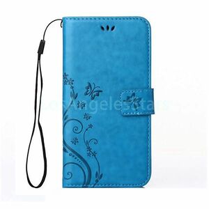 iPhone6 iPhone 6 iPhone 6 I ho n6 case notebook type leather pretty stylish leather free shipping blue blue floral print notebook popular super-discount blue