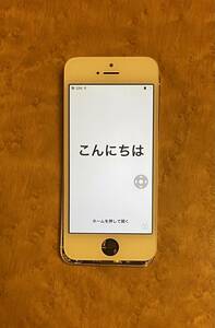 iPhone5s 、 iPhone SE1 純正再生品 フロントパネル 画面 液晶 修理 交換 白