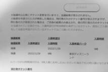 入場制限対象外 1月29日(土) 当選 ディズニーランド 株主優待券 1デーパスポート ４枚組 送料無料_画像3