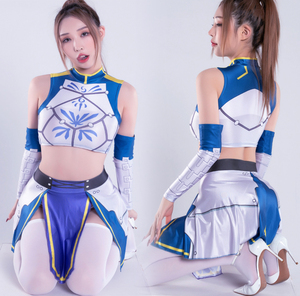 5点セット 送料210円 8112 セクシー 光沢 ゲームキャラクター コスプレ キャバ嬢 ハロウィン 変装 仮装 コスチューム イベント アニメ