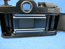 11596 Nikon ニコン FM ボディ 一眼 フィルムカメラ ブラック NIKKOR 50mm 1：1.4 レンズ FM 中古 動作未確認_画像8