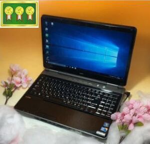 4倍速HDD(SSD)480GB超得大容量新品!サクサク! core i5☆ 最新OS Windows10 Pro64bit/NECノートPC/ブルーレイ/Office/iTunes/ LL750W黒