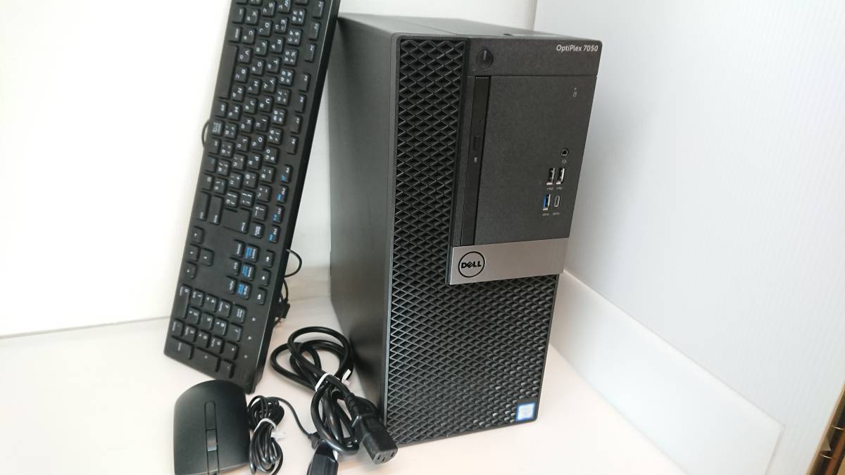 パソコンの ヤフオク! - DELL Optiplex 7050-7700MT 24インチ 液晶