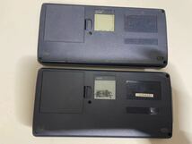 ジャンク／SHARP　ポケットコンピューター　PC-G850S　GRAPHIC C-LANGUAGE 2点セット★現状品_画像8